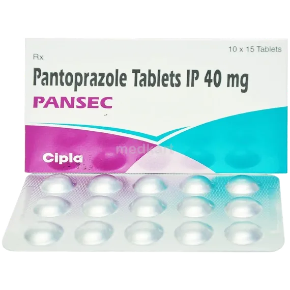 pansec 40mg tablet 10's